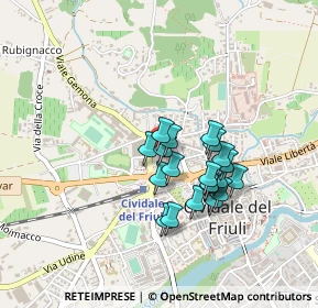 Mappa Viale Foramitti, 33043 Cividale del Friuli UD, Italia (0.3315)