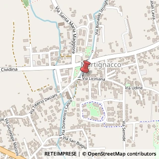 Mappa Via Lungolavia, 9, 33035 Martignacco, Udine (Friuli-Venezia Giulia)