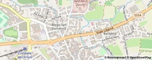 Mappa Cividale del Friuli