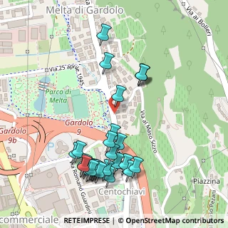 Mappa Via Centochiavi, 38121 Trento TN, Italia (0.26071)
