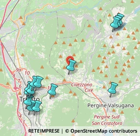 Mappa Frazione Garzano, 38045 Civezzano TN, Italia (5.42286)