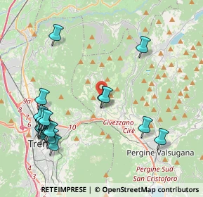 Mappa Frazione Garzano, 38045 Civezzano TN, Italia (4.8665)