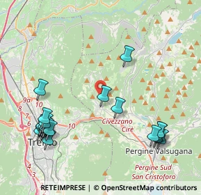 Mappa Frazione Garzano, 38045 Civezzano TN, Italia (4.9445)