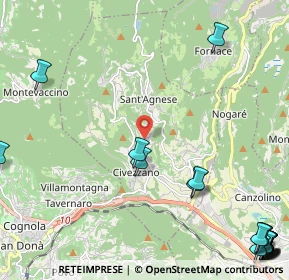 Mappa Frazione Garzano, 38045 Civezzano TN, Italia (3.6495)