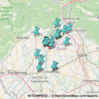 Mappa Via di Sotto, 33030 Dignano UD, Italia (10.109)
