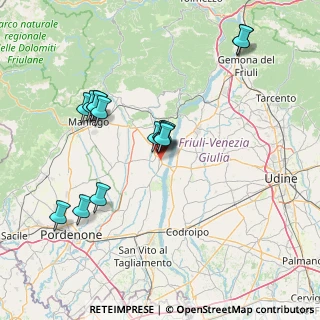 Mappa Via del Grano, 33097 Spilimbergo PN, Italia (14.26467)