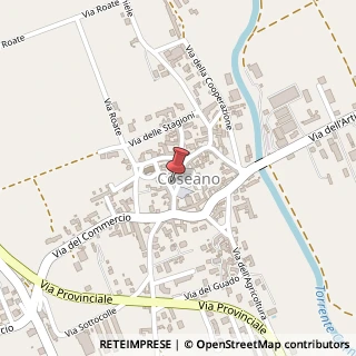 Mappa Via San Giacomo, 14, 33030 Coseano, Udine (Friuli-Venezia Giulia)