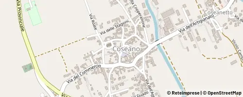 Mappa Coseano