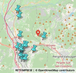 Mappa Frazione Magnago, 38045 Civezzano TN, Italia (4.71571)