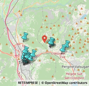 Mappa Frazione Magnago, 38045 Civezzano TN, Italia (3.98368)