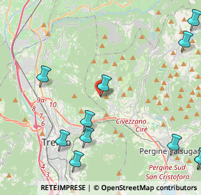 Mappa Frazione Magnago, 38045 Civezzano TN, Italia (5.84091)