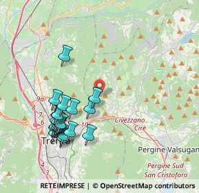 Mappa Frazione Magnago, 38045 Civezzano TN, Italia (4.0415)