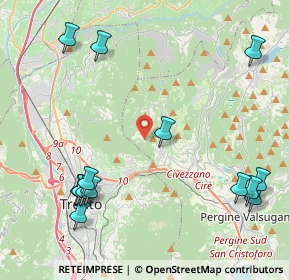 Mappa Frazione Magnago, 38045 Civezzano TN, Italia (5.34714)