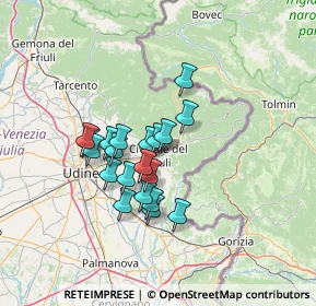Mappa Borgo S. Domenico, 33043 Cividale del Friuli UD, Italia (10.262)