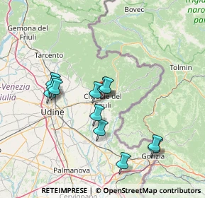 Mappa Borgo S. Domenico, 33043 Cividale del Friuli UD, Italia (13.21833)