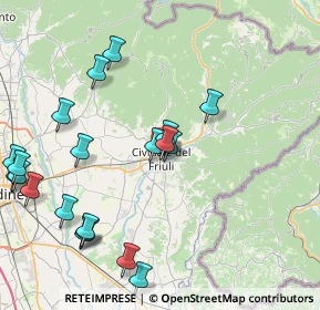 Mappa Borgo S. Domenico, 33043 Cividale del Friuli UD, Italia (9.504)