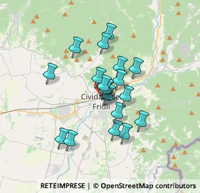 Mappa Borgo S. Domenico, 33043 Cividale del Friuli UD, Italia (2.5065)