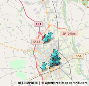 Mappa Via Dolomiti, 33010 Feletto Umberto UD, Italia (3.43364)