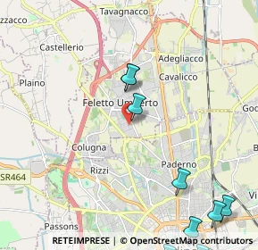 Mappa Via Dolomiti, 33010 Feletto Umberto UD, Italia (3.23818)