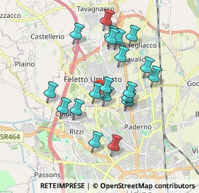 Mappa Via Dolomiti, 33010 Feletto Umberto UD, Italia (1.585)