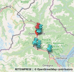 Mappa Regione Boschetto, 28845 Domodossola VB, Italia (7.85636)