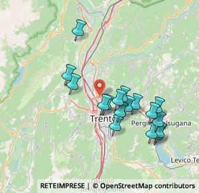 Mappa Via 25 Aprile, 38121 Trento TN, Italia (6.80882)