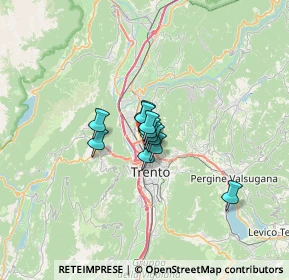 Mappa Via 25 Aprile, 38121 Trento TN, Italia (3.11364)