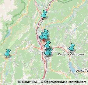 Mappa Via 25 Aprile, 38121 Trento TN, Italia (4.76818)