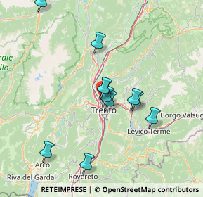 Mappa Via 25 Aprile, 38121 Trento TN, Italia (12.82636)