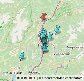 Mappa Via 25 Aprile, 38121 Trento TN, Italia (6.08733)