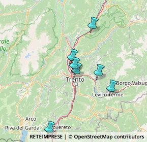 Mappa Via 25 Aprile, 38121 Trento TN, Italia (24.45923)