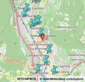 Mappa Via 25 Aprile, 38121 Trento TN, Italia (2.42538)