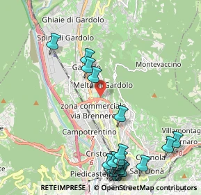 Mappa Via 25 Aprile, 38121 Trento TN, Italia (2.6885)