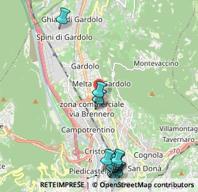 Mappa Via 25 Aprile, 38121 Trento TN, Italia (2.60571)