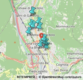 Mappa Via 25 Aprile, 38121 Trento TN, Italia (1.22833)