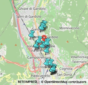 Mappa Via 25 Aprile, 38121 Trento TN, Italia (1.6345)