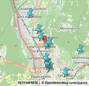 Mappa Via 25 Aprile, 38121 Trento TN, Italia (1.83818)