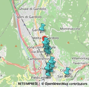 Mappa Via 25 Aprile, 38121 Trento TN, Italia (1.77462)