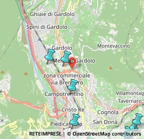 Mappa Via 25 Aprile, 38121 Trento TN, Italia (3.43455)