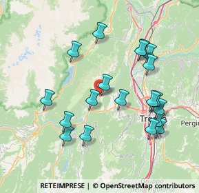 Mappa Via Nino Pooli, 38070 Terlago TN, Italia (7.66789)