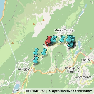 Mappa Via Nino Pooli, 38070 Terlago TN, Italia (1.5069)