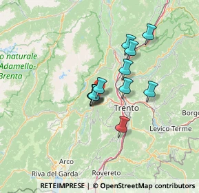 Mappa Via Nino Pooli, 38070 Terlago TN, Italia (9.31167)