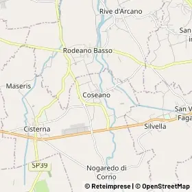 Mappa Coseano