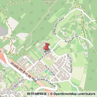 Mappa Via di Coltura, 33, 38123 Trento, Trento (Trentino-Alto Adige)