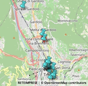 Mappa Via Giuseppe Gilli, 38121 Trento TN, Italia (2.35875)