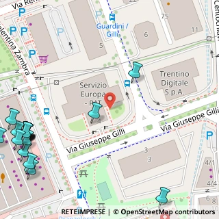 Mappa Via Giuseppe Gilli, 38121 Trento TN, Italia (0.08947)