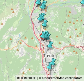 Mappa Sede am. e negozio:, 38121 Trento TN, Italia (4.61667)