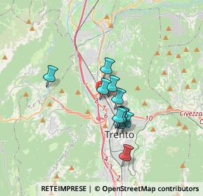 Mappa Sede am. e negozio:, 38121 Trento TN, Italia (2.46)