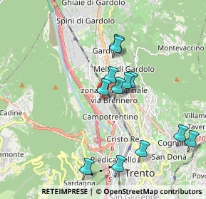 Mappa Sede am. e negozio:, 38121 Trento TN, Italia (1.80083)