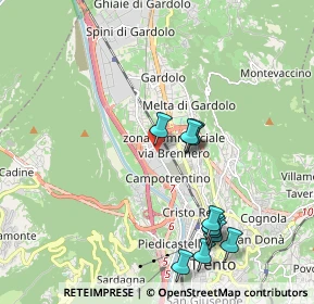 Mappa Sede am. e negozio:, 38121 Trento TN, Italia (2.02182)